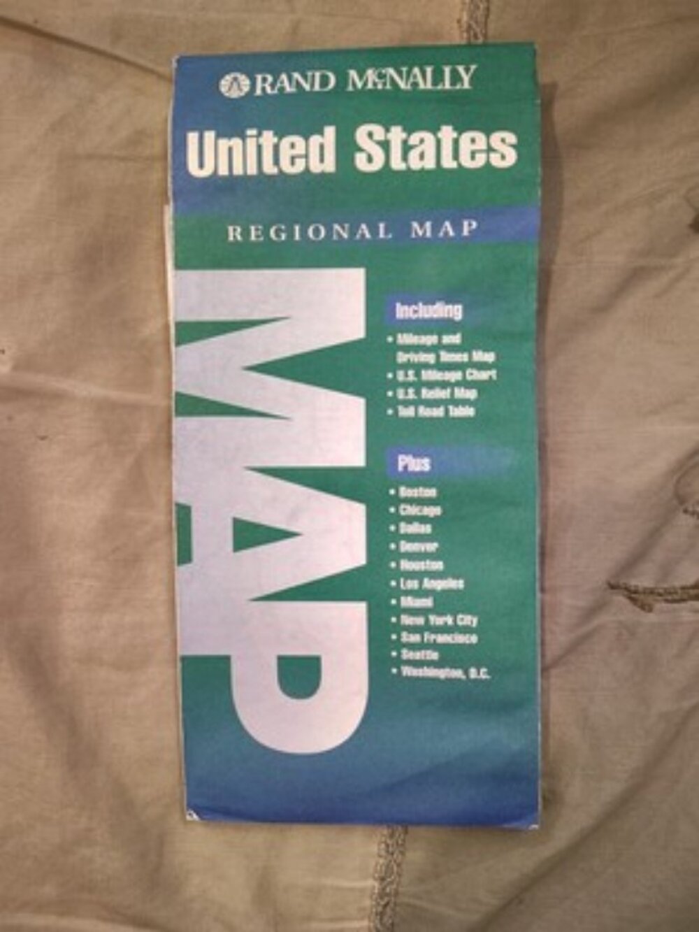 1999 Rand McNally United States State Highway Travel Road Map-DR2